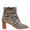 Rejina Pyo Ladies Ponyskin Zebra Edith Leather Ankle Boots, Brand Size 36 ( US Size 6 )