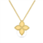 Roberto Coin 18K Yellow Gold Medium Princess Flower Pendant Necklace
