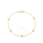 Roberto Coin Diamonds By The Inch Yellow Gold 5 Station Bracelet -