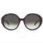 Salvatore Ferragamo Grey gradient Oval Ladies Sunglasses
