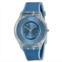 Dive In Blue Dial Blue Silicone Ladies Watch