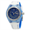 Technomarine Cruise Dream Blue Mother of Pearl Dial White Silicone Ladies Watch 115116