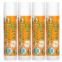 Sierra Bees Organic Lip Balms Tangerine Chamomile 4 Pack 0.15 oz (4.25 g) Each