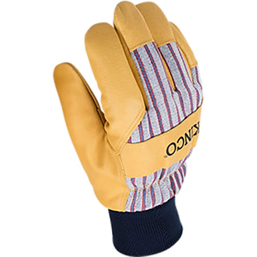 Kinco 1927KW Lined Premium Grain Pigskin Palm Glove + Knit Wrist