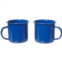 Alpine Mountain Gear Enamel Coffee Mugs - Set of 2, 12 oz.
