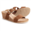 Autenti Made in Spain 2-Band Wedge Sandals - Leather (For Women)