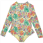 Banana Boat Little And Big Girls One-Piece Paddle Suit - UPF 50+, Long Sleeve