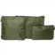 Brookstone Travel Packing Pouch Set - 3-Piece, Olive