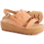 Korks Fraya Platform Wedge Sandals - Leather (For Women)