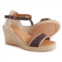 PASEART ESPADRILLES Made in Spain Wedge Open-Toe Sandals - Suede (For Women)