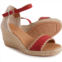 PASEART ESPADRILLES Made in Spain Wedge Open-Toe Sandals - Suede (For Women)