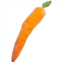 Petlou Carrot Plush Dog Toy - 29”, Squeaker