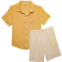 Rabbit + Bear Little Boys Woven Shirt and Shorts Set - Short Sleeve