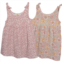 Rabbit + Bear Organic Little Girls Gauze Summer Dresses - 2-Pack, Sleeveless