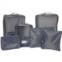 RUBY + CASH Deluxe Rectangular Packing Cube Set - 6-Piece, Grey