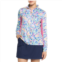 Stella Parker Mesh Combo Zip-Neck Shirt - UPF 50, Long Sleeve