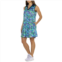 Stella Parker Ocean Print Collar Golf Dress and Undershorts - UPF 50, Sleeveless