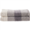 VAURNA Mingled Jacquard Hand Towels - 2-Pack, 16x28”, Charcoal