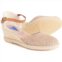 Verbenas Made in Spain Malena Closed-Toe Espadrille Wedge Sandals - Suede (For Women)