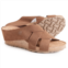 Yokono Made in Spain Multi-Cross Wedge Sandals - Suede (For Women)