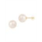 Masako 14K Yellow Gold & 9-9.5MM White Round Cultured Freshwater Pearl Stud Earrings