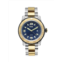 Gevril Seacloud 45MM Two Tone Stainless Steel & Open Heart Back Bracelet Watch