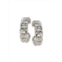 Judith Ripka Sterling Silver Curb Link Hoop Earrings