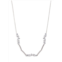 Adriana Orsini Rhodium Plated & Cubic Zirconia Bar Necklace