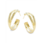 Judith Ripka Aura 14K Goldplated Sterling Silver Braided Band Hoop Earrings