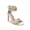 Charles David Electra Leather Crossover-Strap Stiletto Sandals