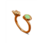 Alexis Bittar Asterales 14K Goldplated & Chrysoprase Nugget Open Ring