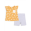 Petit Lem PL Baby Little Girls 2-Piece Rinbow T-Shirt & Shorts Set