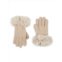 Adrienne Landau Faux Fur Trim Wool Blend Gloves
