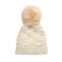 Kyi Kyi Knitted Faux Fur Pom Pom Beanie