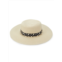 Kendall + Kylie Faux Pearl-Embellished Boater Hat