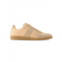 Maison Margiela Replica Sneakers In Beige Leather Athletic Shoes Sneakers