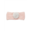 Surell Girls Rib Knit Faux Fur Pom Pom Headband