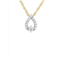 Verifine Demi Fine Naomi 18K Goldplated Sterling Silver & 0.15 TCW Diamond Pendant Necklace