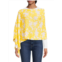 In2 by in Cashmere Floral Cashmere Poncho