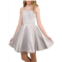 Un Deux Trois Girls Fit & Flare Sequin Mini Dress