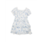 Baby Sara Little Girls Floral Eyelet Embroidered Tiered Dress