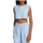 Loulou Studio Linen Blend Cropped Top