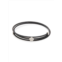 Alor 18K White Gold, Black PVD Stainless Steel & 0.09 TCW Diamond Cable Bracelet