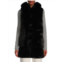 BELLE FARE Faux Fur Hooded Vest