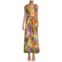 Donna Ricco Floral Belted Maxi Dress