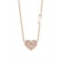 Sydney Evan 14K Rose Gold & 0.08 TCW Diamond Heart & Key Chain Pendant Necklace/16