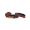 Le Dog 3-Piece Leather Dog Leash, Collar & Poop Bag Holder Set