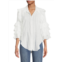 MISA Los Angeles Juliana Ruffle Button Down Shirt