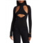 LaQuan Smith Cut Out Turtleneck Top