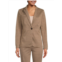 Ecru Park Avenue Stretch Blazer